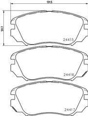 ΤΑΚΑΚΙΑ ΜΙΝΤΕΧ OPEL  MDB2870               MDB2870 13312895 20877794 20963796 95530020 13237750 1605185 1605236 1605624 22959105 95514525 95530020 13237750 13312895 20963796 23214903 23316342 13237753