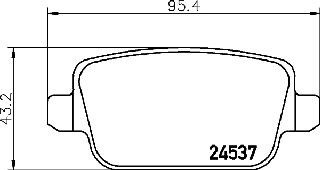 ΤΑΚΑΚΙΑ ΠΙΣΩ FORD S-MAX VOLVO V70 S80  MDB2887               MDB2887 1445214 1585939 1699667 7G9N2M008AA 7G9N2M008AB 7G9N2M008AC PW990333 1438867 1439867 1459408 1477803 15662234 1566234 1682005 16996