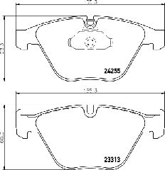 ΤΑΚΑΚΙΑ ΕΜΠΡΟΣ BMW 3 Χ1 E90 E92 E93 05-  MDB2960               MDB2960 34106880754 6880754 2288858 2288859 2288861 2288862 2288866 2288867 2288868 2288869 2409225 2413152 34112288858 34112288859 34112
