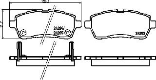 ΤΑΚΑΚΙΑ ΕΜΠΡΟΣ MAZDA 2 1.3 1.5 07-  MDB2968               MDB2968 55810B58M50N000 DGY13328Z 04465B1120 DFY13328Z DFY13328Z DFY13328ZA DFY13328ZA9C 5581052R20 5581052R50 5581052R50000 5581052R51 558105