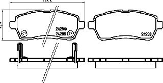 ΤΑΚΑΚΙΑ ΕΜΠΡΟΣ MAZDA 2 1.3 1.5 07-  MDB2968               MDB2968 55810B58M50N000 DGY13328Z 04465B1120 DFY13328Z DFY13328Z DFY13328ZA DFY13328ZA9C 5581052R20 5581052R21 5581052R50 5581052R50000 558105
