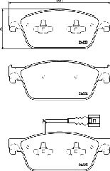 ΤΑΚΑΚΙΑ ΕΜΠΡΟΣ VW GROUP TRANSPORTER V VI TRANSPORTER V VI, MULTIVAN T5  T6 7E0698151             MDB3060 7E0698151 7E0698151B 7E0698151C 7E0698151D 7E0698151 7E0698151B 7E0698151C 7E0698151 7E0698151B