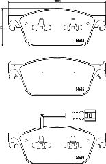 ΤΑΚΑΚΙΑ ΕΜΠΡΟΣ VW GROUP TRANSPORTER V VI TRANSPORTER V VI, MULTIVAN T5  T6 7E0698151             MDB3060 7E0698151 7E0698151B 7E0698151C 7E0698151D 7E0698151 7E0698151B 7E0698151C 7E0698151 7E0698151B