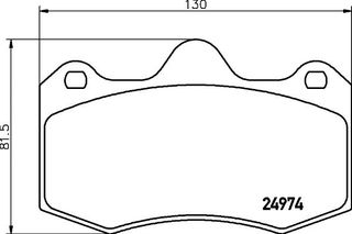 ΤΑΚΑΚΙΑ MINTEX VW GROUP  6LL698151             MDB3077 A132J0326S 6LL698151 JZW615301G 6LL698151 6LL698151 6LL698151