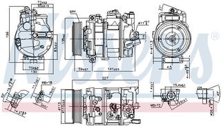 ΚΟΜΠΡΕΣΕΡ A C 5Q0820803F  NISSENS  1K0820859Q            89020 5Q0820803 5Q0820803A 5Q0820803E 5Q0820803F 5Q0820803G 5Q0820803K 012011032014 1471004770 1K0260859F 1K0820803E 1K0820803F 1K0820803G 1K08