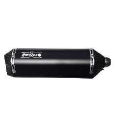 ΕΞΑΤΜΙΣΗ ΤΕΛΙΚΟ ΤΥΠΟΥ REMUS ΜΑΥΡΗ ΜΕ CARBON TIPS Φ51