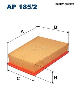 ΦΙΛΤΡΟ ΑΕΡΑ RENAULT FILTRON  AP185 2               AP1852 8200166615 8200371661 8200378889