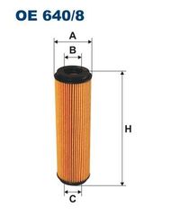 ΦΙΛΤΡΟ ΛΑΔΙΟΥ FILTRON  OE6408                OE6408 2711800009 2711800109 2711840125 2711840225 A2711800009 A2711800109 A2711840125 A2711840225