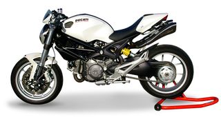 HP CORSE Εξατμίσεις Διπλά Τελικά HYDROFORM BLACK  Ducati MONSTER 696/796/1100