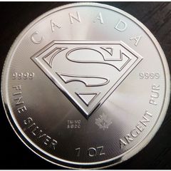 1oz SUPERMAN 2016 .999 SILVER