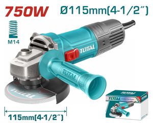 Τροχός γωνιακός TOTAL 750W - 115mm ( TG10711556 )