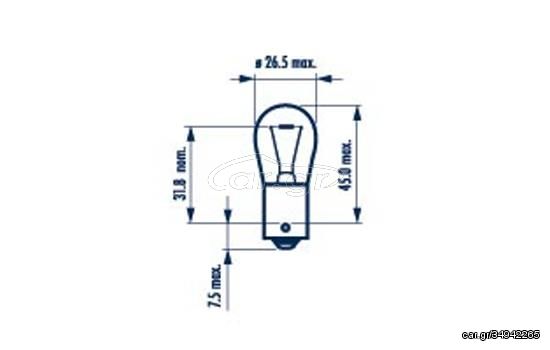 ΚΑΡΥΔ.ΜΟΝΟΠ.12V-21W(ΠΟΡΤ)  17638                 17638 N10256401 N10256407 6E0953049B N10256401