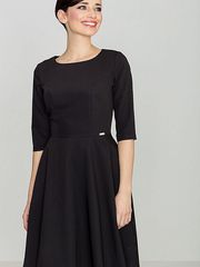 Καθημερινό Φόρεμα 119360 Lenitif Μαύρο K219 Black