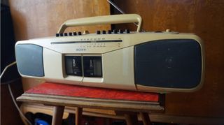 Φορητό ραδιοκασσετόφωνο Sony CFS-W304S (διπλής κασσέτας)