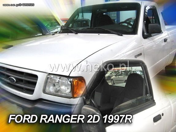 FORD RANGER PICK UP 2D  1987-1997 ΖΕΥΓΑΡΙ ΑΝΕΜΟΘΡΑΥΣΤΕΣ ΑΠΟ ΕΥΚΑΜΠΤΟ ΦΙΜΕ ΠΛΑΣΤΙΚΟ HEKO - 2 ΤΕΜ.