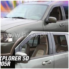 FORD EXPLORER 3 5D 2002-2005 ΖΕΥΓΑΡΙ ΑΝΕΜΟΘΡΑΥΣΤΕΣ ΑΠΟ ΕΥΚΑΜΠΤΟ ΦΙΜΕ ΠΛΑΣΤΙΚΟ HEKO - 2 ΤΕΜ.