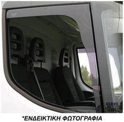 MERCEDES SPRINTER W902 / W903 / W904 / W905 2D 1995-2006 ΖΕΥΓΑΡΙ ΑΝΕΜΟΘΡΑΥΣΤΕΣ VAN ΑΠΟ ΕΥΚΑΜΠΤΟ ΦΙΜΕ ΠΛΑΣΤΙΚΟ HEKO (Μ49 X Υ57 cm) - 2 ΤΕΜ.