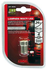 ΛΑΜΠΑΚΙ 24V 4 SMD MULTI-LED BA15s-thumb-1