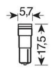 Τ5 24/28V W2x4,6d HYPER-LED3 ΛΕΥΚΟ 2ΤΕΜ.-thumb-1
