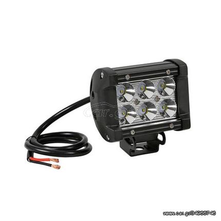 ΠΡΟΒΟΛΕΑΣ ΕΡΓΑΣΙΑΣ  CREE LED WL-7 10/32V 6LED 18W 1560LM 6.000K ΜΕ ΦΩΣ ΚΑΡΦΙ (112 x 113 x 66 mm)-1ΤΕΜ.