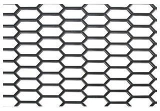 Σίτα Πλαστική - Μαύρη Μεγάλη Κυψελωτή LARGE 15x35mm 120x40cm