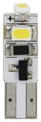 T5 10-30V W2x4,6d 22lm (ΚΑΡΦΩΤΟ) Λευκό Διάθλασης HYPER-LED3 BLISTER 2τεμ.