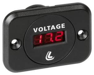 ΒΟΛΤΟΜΕΤΡΟ ΨΗΦΙΑΚΟ ΣΕ ΠΡΙΖΑ EXT-9 6-30V LED 60x48,5x40mm