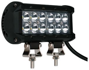 ΠΡΟΒΟΛΕΑΣ LIGHT BAR FLOOD 10-32V 36W 2400lm OSRAM 12xLED (161 x 60 x 180 mm) ΜΠΑΡΑ LED M-TECH -1ΤΕΜ.