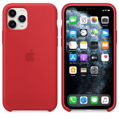 Θήκη Σιλικόνης για iPhone 11 Pro Max - Κόκκινο