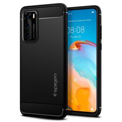 Θήκη Spigen Rugged Armor για Huawei P40 - Μαύρο