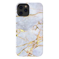Θήκη Kingxbar Marble για iPhone 12/12 Pro - Λευκό