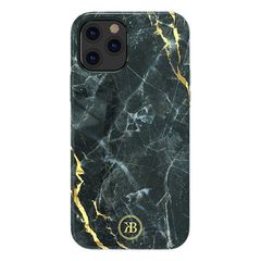 Θήκη Kingxbar Marble για iPhone 12/12 Pro - Μαύρο