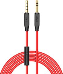 Καλώδιο Hoco UPA12 aux with mic & controller καλώδιο ήχου 1μ - κόκκινο
