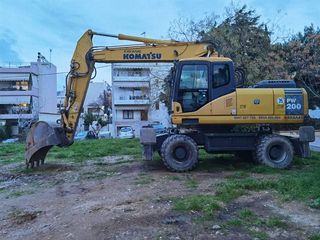 Εκσκαφέας Με Λάστιχα Komatsu 2006 pw 200-thumb-1