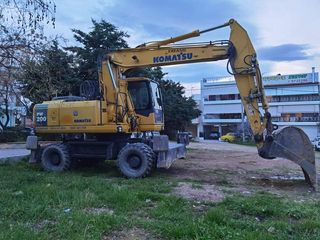 Εκσκαφέας Με Λάστιχα Komatsu 2006 pw 200-thumb-3
