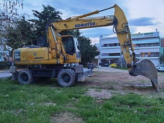 Εκσκαφέας Με Λάστιχα Komatsu 2006 pw 200-thumb-4