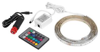 ΤΑΙΝΙΑ 60LED 12/24V RGB MULTICOLOR 200cm ΜΕ ΦΙΣ ΑΝΑΠΤΗΡΑ ΚΑΙ ΤΗΛΕΧΕΙΡΙΣΜΟ 16 ΧΡΩΜΑΤΩΝ ΚΑΙ 3 ΧΡΗΣΕΩΝ