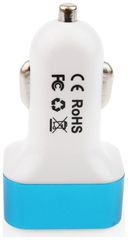 ΦΟΡΤΙΣΤΗΣ ΑΝΑΠΤΗΡΑ ΜΕ 2 ΘΥΡΕΣ USB 12/24V 3000mA (1Α, 2Α) ΚΑΙ ΕΝΔΕΙΞΗ ΚΑΤΑΝΑΛΩΣΗΣ ΚΑΙ ΒΟΛΤΟΜΕΤΡΟ AMiO - 1 ΤΕΜ.