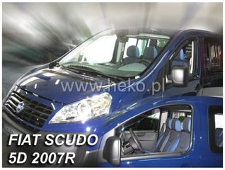 PEUGEOT EXPERT 2007-2016 / JUMPY 4D 2007-2016 / SCUDO 2007-2016 / PROACE 4D 2013-2016 ΖΕΥΓΑΡΙ ΑΝΕΜΟΘΡΑΥΣΤΕΣ ΑΠΟ ΕΥΚΑΜΠΤΟ ΦΙΜΕ ΠΛΑΣΤΙΚΟ HEKO - 2 ΤΕΜ.