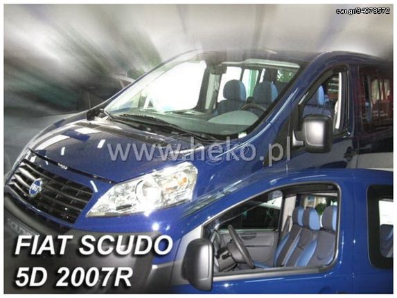 PEUGEOT EXPERT 2007-2016 / JUMPY 4D 2007-2016 / SCUDO 2007-2016 / PROACE 4D 2013-2016 ΖΕΥΓΑΡΙ ΑΝΕΜΟΘΡΑΥΣΤΕΣ ΑΠΟ ΕΥΚΑΜΠΤΟ ΦΙΜΕ ΠΛΑΣΤΙΚΟ HEKO - 2 ΤΕΜ.