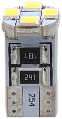 W5W 12V T10 W2,1x9,5d LED 4xSMD3528 ΛΕΥΚΟ (ΚΑΡΦΩΤΟ CAN-BUS) BLISTER 2ΤΕΜ. M-TECH