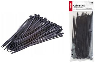 ΔΕΜΑΤΙΚΑ/ΔΕΤΙΚΑ ΚΑΛΩΔΙΩΝ TIE WRAP 3,6 X 150mm (ΜΑΥΡΟ) - 100 ΤΕΜ.