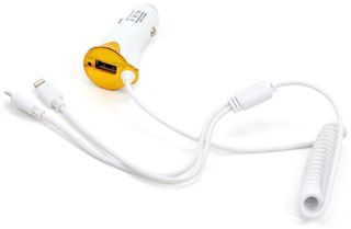ΦΟΡΤΙΣΤΗΣ ΑΝΑΠΤΗΡΑ 12/24V 3100mA ΜΕ ΘΥΡΑ USB+MICRO USB+APPLE LIGHTNING ΜΕ ΚΑΛΩΔΙΟ AMiO - 1 ΤΕΜ.