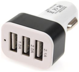 ΦΟΡΤΙΣΤΗΣ ΑΝΑΠΤΗΡΑ ΜΕ 3 ΘΥΡΕΣ USB 12/24V 5100mA (1Α, 2Α, 2.1Α) AMiO - 1 ΤΕΜ.