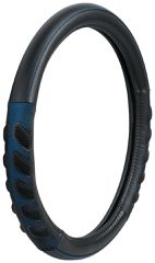 ΚΑΛΥΜΜΑ ΤΙΜΟΝΙΟΥ SPA (Μ) 37/39 cm ΔΕΡΜΑΤΙΝΗ ΜΑΥΡΟ/ΜΠΛΕ ΑΟΣΜΟ ECO-FRIENDLY
