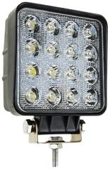 ΠΡΟΒΟΛΕΑΣ ΕΡΓΑΣΙΑΣ ΤΕΤΡΑΓΩΝΟΣ AWL05 FLAT 4000lm 9/60V - 48W -16 LED -108X108X57mm AMiO - 1 ΤΕΜ.