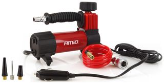 ΚΟΜΠΡΕΣΕΡ ΑΕΡΑ ΕΛΑΣΤΙΚΩΝ ΜΕΤΑΛΛΙΚΟ ACOMP-05 12V 100psi 7bar 28l/min ΜΕ ΦΙΣ ΑΝΑΠΤΗΡΑ ΚΑΙΚΑΛΩΔΙΟ 300cm AMiO - 1 ΤΕΜ.