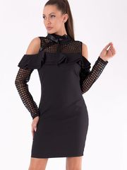 Βραδινό Φόρεμα 119507 YourNewStyle Μαύρο 18013 Black