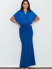 Μακρύ Φόρεμα 111037 Figl Μπλε M577 Blue
