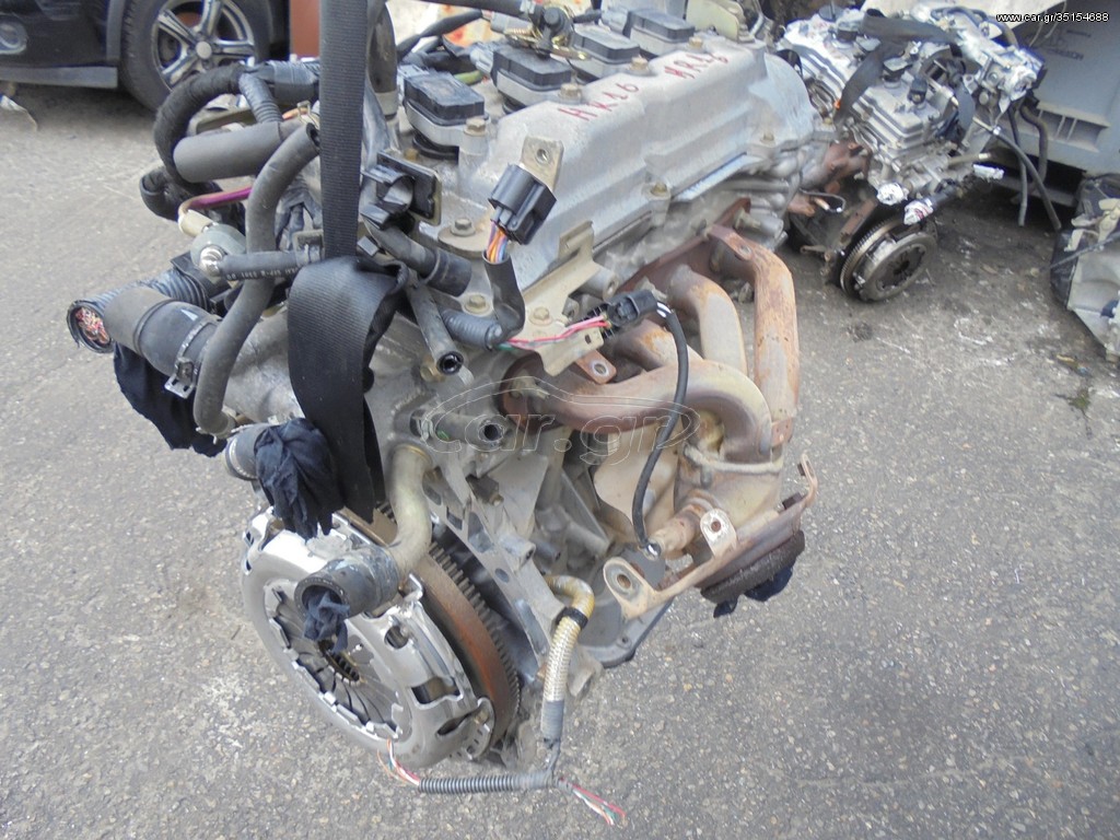 Κινητήρας Μοτέρ NISSAN MICRA K12 (2005-2010) 1600cc HR16 γραπτη εγγυηση